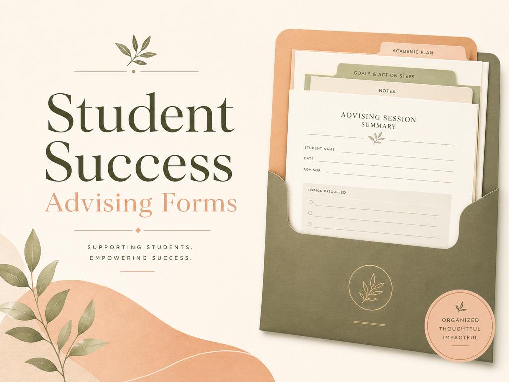 Student Success Advising Forms cover